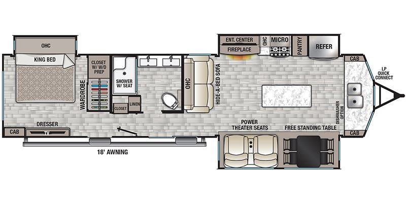 2022 Forest River 2022 Forest River Cedar Creek Cottage - thumbnail 2