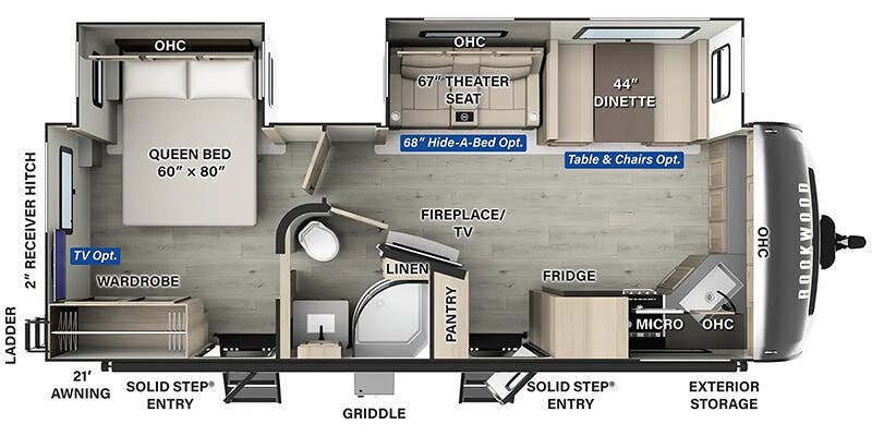 2025 Forest River 2025 Forest River Rockwood Ultra Lite - thumbnail 2