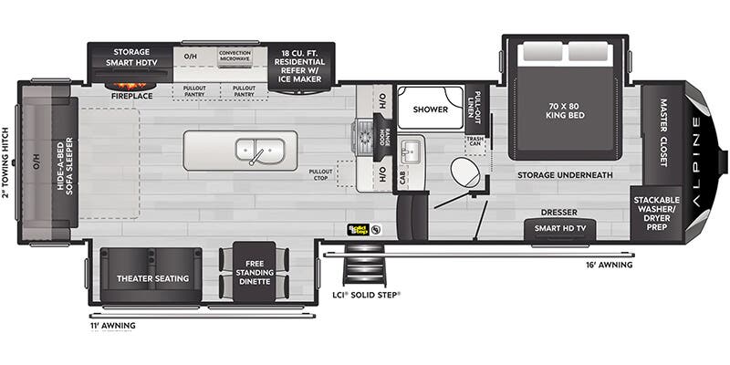 2025 Keystone RV 2025 Keystone RV Alpine - thumbnail 2