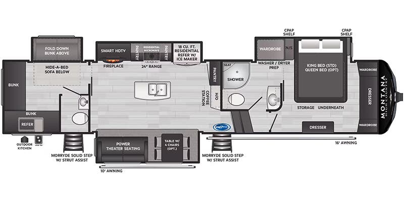 2025 Keystone RV 2025 Keystone RV Montana High Country - thumbnail 2